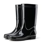 HISEA Men's Rain Boots Waterproof, 