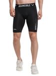 Invincible Men's Ghost Compression Shorts Black XX-Large