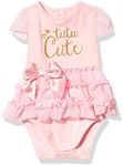 Gerber Baby Girls' Bodysuit with Tutu Skirt, Tutu Cute, 3-6 Months