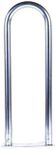 Fishmaster Deck Mounted Grab Bar Rail for Fishing Boat Safety - 36.5" Tall, 1.66" Tube, Polished/Anodized Aluminum