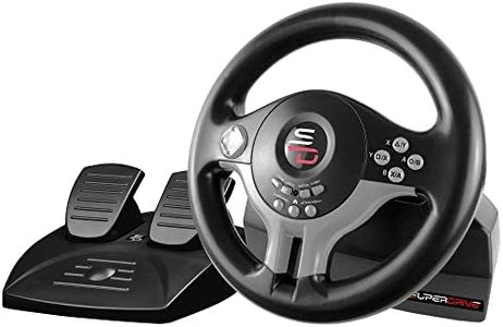 SUBSONIC Superdrive - SV250 Racing steering wheel with pedals and gearshift paddles for nintendo Switch - Ps4 - xbox Seie X/S, Xbox One - PC