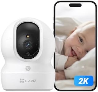 EZVIZ Security Camera, 2K Home WiFi Camera,PTZ Indoor IP Surveillance Camera, Baby/Pet Monitor,Two Way Talk,Smart Color Night Vision,Auto-Zoom Tracking,Work with Alexa,&Google, Type-C (CP1 Pro 2k)