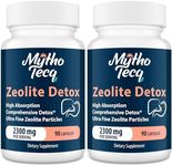 69,000 MG Zeolite Detox, Activated Charcoal, Liver Cleanse and Detox, Full Body Detox Cleanse, Fast Detox, Natural Toxins Remove, Milk Thistle Extract and Bentonite Clay for Heavy Metal Detox-180 Caps