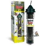 Squirrel proof Bird Feeder for Niger Seeds - Jacobi Jayne® Squirrel Buster® Finch – Pigeon Proof Bird Feeder for Wild Birds – Easy Clean Bird Feeders Pest Proof UK Perfect for Attracting Finches