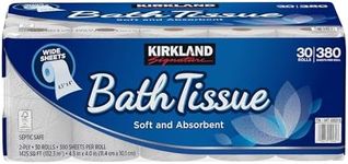 Kirkland Signature Bath Tissue, 2-Ply, 380 Sheets, 30 Rolls