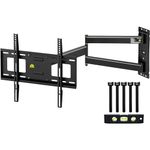 FORGING MOUNT Long Reach TV Wall Bracket Corner TV Bracket Wall Mount For 23"-60" TVs/Monitors, 84cm of Smooth Extension Plus Swivel,Tilt,holds 40kg,VESA 400X400mm