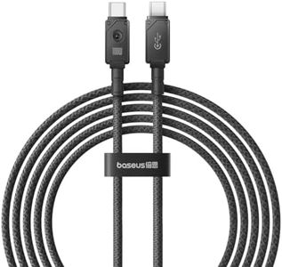 Baseus Unbreakable Series Fast Charging Data Cable Type-C to Type-C 100W for Laptops, Mobile Phones & Tablets (2m, Black)