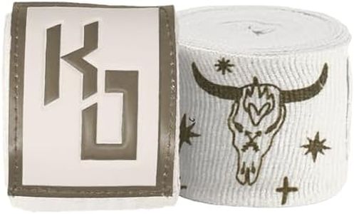 KOSTUDIO 150 inch Boxing Hand Wraps - Beige Rodeo Drive Boxing Gloves for Muay Thai Kickboxing MMA Boxing Equipment for Men and Women