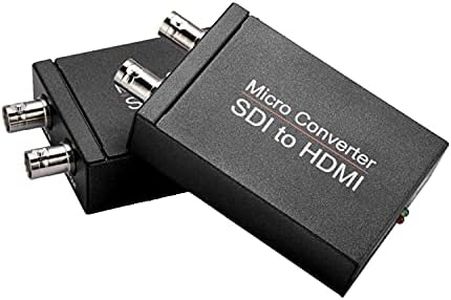 Feifan007 SDI to HDMI 3G with Power Supply Micro Converter 1080P Video Audio Splitter,SD-SDI to HDMI Converter3G-SDIHD-SDIAdapter,Support HDCP 1.3 for Camcorder Camera to TV