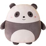 lannery Panda Plush Pillow, Panda Stuffed Animal Toy Kawaii Panda Plushies Hugging Pillow Gifts for Room Decor Birthday Valentine Day, 8 inch