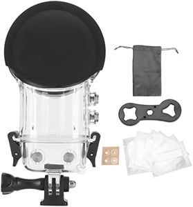 Underwater Dive Protective Shell, 50M 164FT IPX8 Waterproof Camera Dive Case with Bracket for Insta360 ONE X3, Tempered Glass Lens, Ideal for Diving, Surfing, Snorkeling
