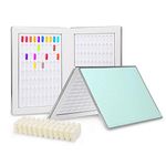 160 Nail Chart Display, Anself Nail Polish Display Book with 240Pcs Nail Tips(Green)