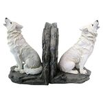 Nemesis Now Wardens of the North Bookends 20.3cm White, Resin