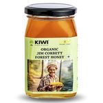 KIWI (Kisan Window) Organic Jim Corbett Forest Honey -500g | 100% Pure Organic | Wild Original Honey | Unprocessed & Raw | No Added Sugar | No Artificial Flavour - 500g