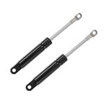 X AUTOHAUX 2 Pcs 6 Inch 45Ib/200N Black Lift Supports Struts Shocks Gas Spring Universal for RV Car Truck Boat Window Cabinet Door Cover Lids