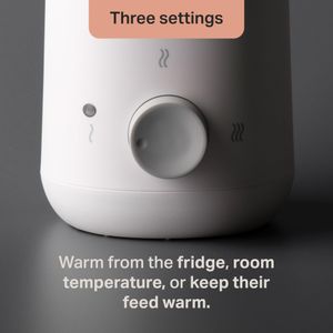 Tommee Tippee Easiwarm Bottle Warmer – Fast Heating, White, Auto Timer