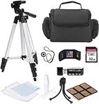 Professional Camera Accessory Kit for Canon, Nikon, Sony, Panasonic and Olympus Digital Cameras. Bundle Includes 10 Must-Have Accessories