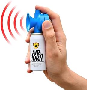 GUARD DOG SECURITY Air Horn Defender – Compact & Powerful Self-Defense Air Horn, Audible Over 1 Mile, Easy-to-Use, 1.4 oz Can, Loud & Mini Canned Accessories