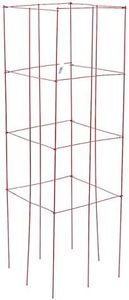 Panacea 47” 4 Panel Heavy Duty Red Tomato Tower / Case of 10