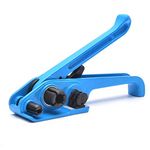 KATSU Heavy Duty Hand Strapping Tensioner, Carton Box Pallet Banding Sealing Packing Tensioning Tool, Ideal for 11-19mm Width PET/PP Plastic Strap 832301