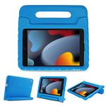 ProCase Kids Case for iPad 10.2 Inch 2021 2020 2019 (7th 8th 9th Generation) / iPad Pro 10.5/ iPad Air 3, Super Shockproof Cover Lightweight Protective Case -Blue