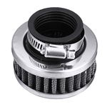 Viviance 34mm-60mm Universal Stainless Ring Motorcycle Air Filter Cleaner Intake Filter compatible with Honda Yamaha Suzuki Kawasaki Street bike Taotao Kazuma etc 50cc-250cc ATV Pit Scooter - 58-60MM