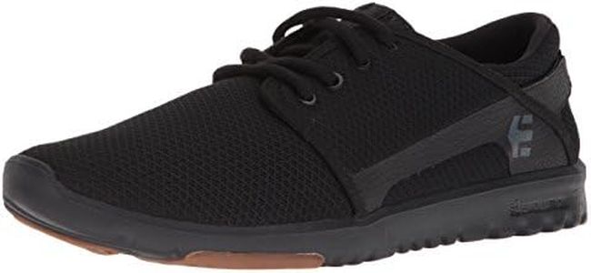 etnies Men's Scout Skate Shoe, Black/Black/Gum, 11 Medium US