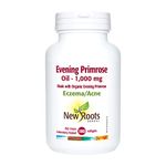 New Roots Herbal - Evening Primrose Oil 1,000 mg - 180 softgels - Made with Organic Evening Primrose - Eczema/Acne