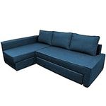 BACoverZone Friheten Sofa Cover for IKEA Sofa Bed with Left Chaise, Couch Cover for L Shape Sectional, Sofa Covers for 3 Cushions Couch, Sofa Slipcovers for Sectional Sofa, T-29