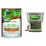 Scotts 12416 Turf Builder Overseeding Mix Grass Seed & Starting Fertilizer 2-4-2 and Whirl Hand Held Spreader (71006)