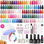 Beetles 85 Pcs Gel Nail Polish Kit 