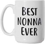 Artisan Owl Best Nonna Ever - 15 oz Double-Sided Coffee Tea Mug (Best Nonna Ever)
