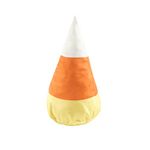 Lush Decor Candy Corn Shaped Decorative Throw Pillow, 9" W x 16" L, Multi - Rectangle Pillow - Throw Pillows for Bed, Couch, Or Chair