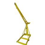 Construction Monkey Crane for Material Lifting, 500 KG Model (without motor), 60 KG heavy-duty frame.