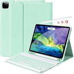 besky Keyboard Case for iPad Pro 11 inch (4th, 3th Generation) & Air Series Products (Air 6th, 5th, 4th Generation), with Wireless Detachable Backlit Keyboard and Case - Pencil Holder