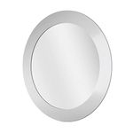 Blue Canyon Round Wall Mirror with White Border (40x40 cm), Mirror for Living Room, Bedroom, and Hallway, Wall Mirror Decoration, Bathroom Mirror¬ for Wall, Circle Mirror for Wall Décor