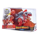 Robo Alive Dino Wars Raptor Toy, Robotic Toy, Realistic Dinosaur Movement, Battle Armor (T-Rex)