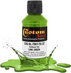 Custom Coat 3 Ounce (Lime Green Color) Urethane Tint Concentrate for Tinting Truck Bed Liner Coatings - Proportioned for Use in Most Tintable Bedliner and Epoxy Resins