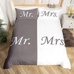 Mr Mrs Duvet Cover Love Man Women R