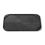 Starfrit The Rock 50x28cm (19.7" x 11") Non-Stick Reversible Grill & Griddle - Durable Forged Aluminum - Oven Safe - PFOA Free - Easy to Clean - Black