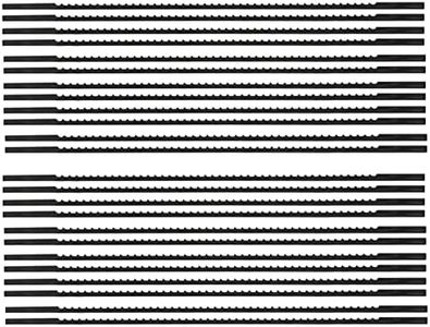 FOXBC Scroll Saw Blades Plain End 5 Inch, 12 TPI - 24 Pack