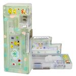 FunBlast Magnetic Pencil Box with Sharpener – Cartoon Animal Zoo Themed Luxury Pencil Case for Kids – Stationary Organizer Pencil Box for Girls, Kids, Boys, Return Gift for Kids (Animal Zoo)