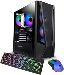 iBUYPOWER Trace 7 Mesh Gaming PC Computer Desktop TraceMeshI7N4602 (Intel Core i7 13700F, NVIDIA GeForce RTX 4060 8GB, 16GB DDR5 RGB 5200MHz (16x1), 1TB NVMe, WiFi Ready, Windows 11 Home Advanced)