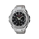 Casio Men's G Shock Quartz Watch with Stainless-Steel Strap, Silver, 25.85 (Model: GST-S110D-1ACR