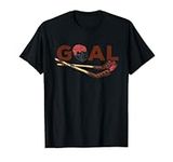 Ice Hockey Goal Ice Hockey Stick Goalie Goalkeeper Player T-Shirt