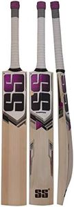 SS Gladiator Kashmir Willow Leather Ball Cricket Bat, Exclusive Cricket Bat for Adult Full Size with Full Protection Cover