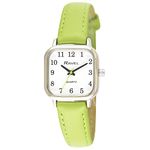 Ravel - Women's Square Brighter Days Silver Tone Watch - Analogue Quartz - R0141.11.2 - Bright Lime Green