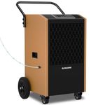 SAHAUHY 250 Pints Commercial Dehumidifier with Pump and Drain Hose for Basements Home and Large Spaces up to 8,800 Sq Ft,5 Years Warranty