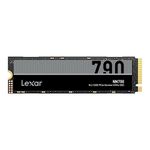 Lexar 4TB NM790 SSD PCIe Gen4 NVMe M.2 2280 Internal Solid State Drive, Up to 7400/6500 MB/s Read/Write, Compatible with PS5, for Gamers and Creators, Black (LNM790X004T-RNNNU)