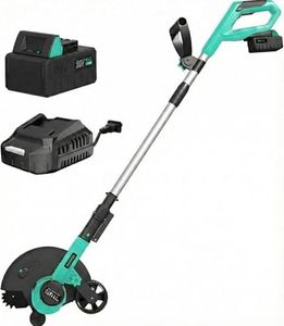 20V 9" Cordless Lawn Edger, Brushless Electric Lawn Edger with 4.0Ah Battery & Charger, 3 Adjustable Cutting Depths & Ergonomic Handle, Lightweight Lawn Edging Tool for Sidewalk, Driveway & Garden